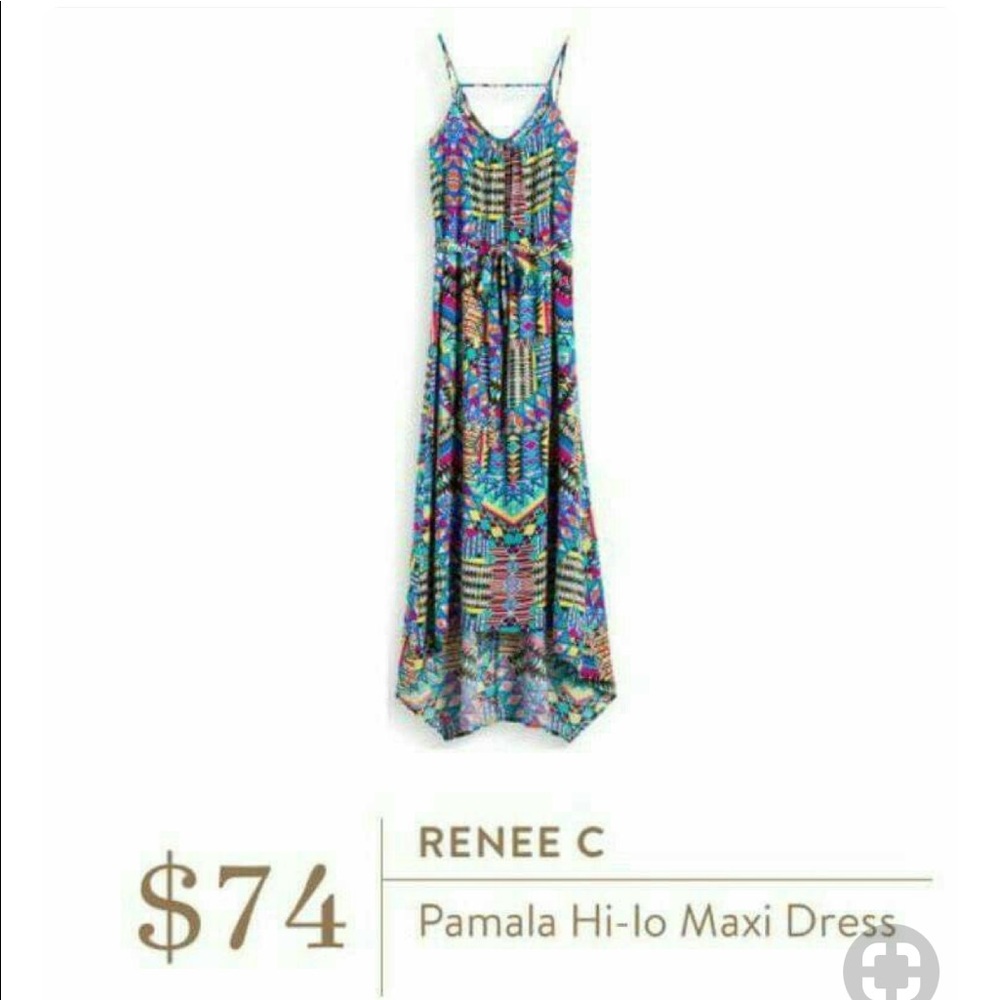 Renee C. Pamala Hi-Lo Maxi Dress XL